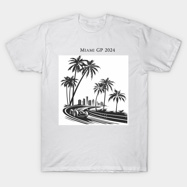 2024 Miami Grand Prix F1 T-Shirt - Merchandise | Unique F1 Tracks Design | Limited Edition | Perfect Gift for Miami F1 Fans T-Shirt by pitshopmerch@gmail.com